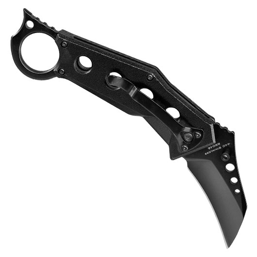 Blackfield Einhandmesser Karambit B.P.K. schwarz inkl. Grtelclip Bild 1
