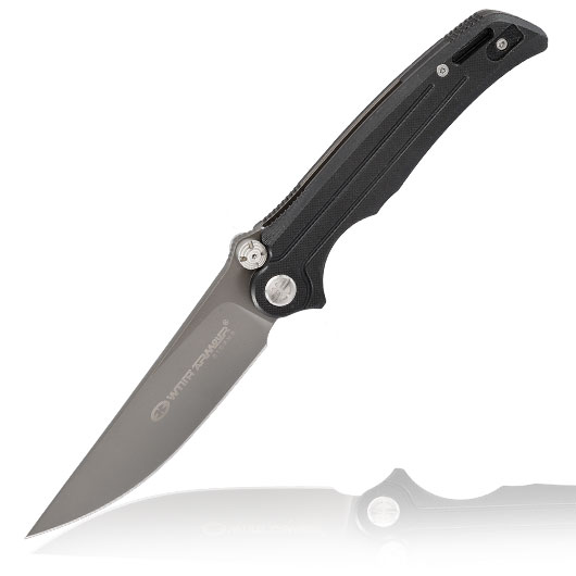 With Armour Einhandmesser Gundog grau/schwarz inkl. Grtelclip