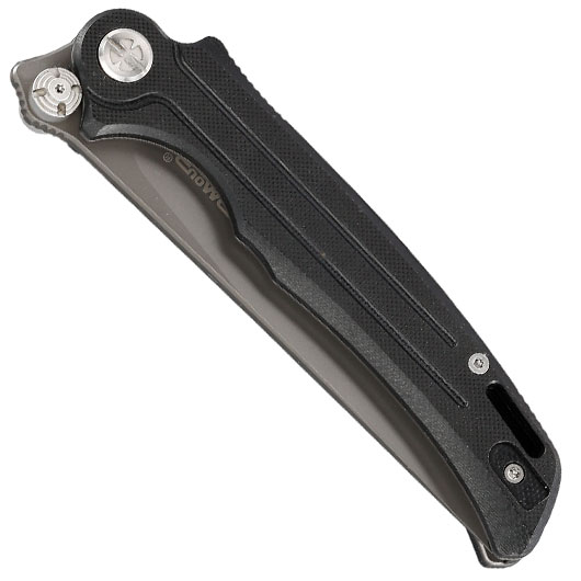 With Armour Einhandmesser Gundog grau/schwarz inkl. Grtelclip Bild 4