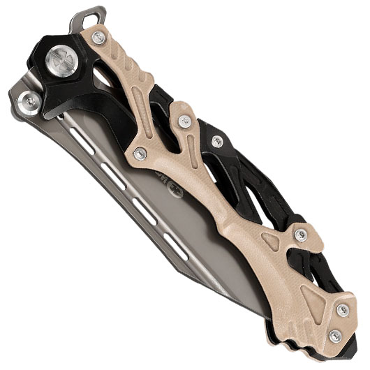 With Armour Einhandmesser Alien tan inkl. Grtelclip Bild 4