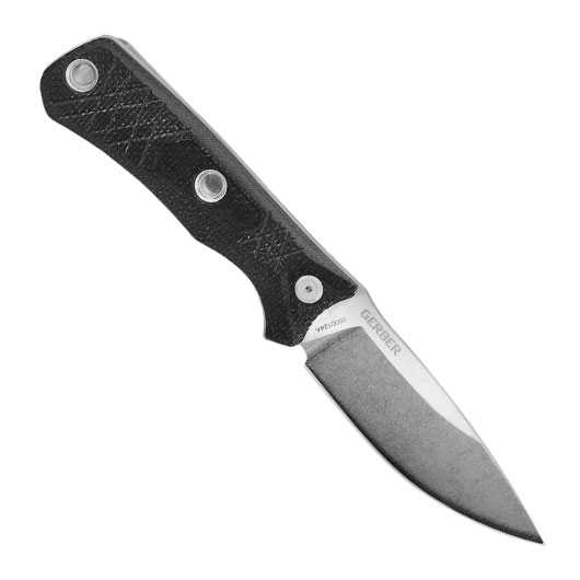 Gerber Outdoormesser Convoy silber/schwarz inkl. Kunststoffscheide Bild 1