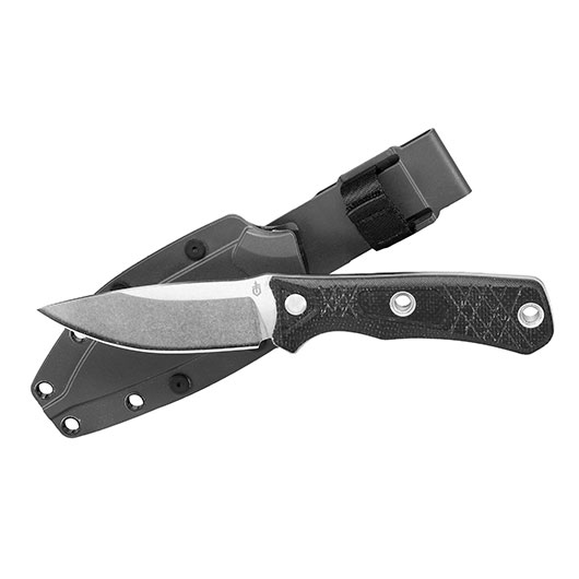 Gerber Outdoormesser Convoy silber/schwarz inkl. Kunststoffscheide Bild 3