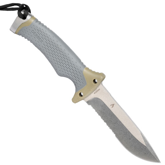 Gerber Outdoormesser Ultimate Survival SE inkl. Signalpfeife, Zndstahl, Messerschrfer & Nylonscheide Bild 1