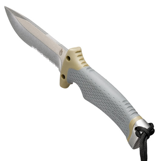 Gerber Outdoormesser Ultimate Survival SE inkl. Signalpfeife, Zndstahl, Messerschrfer & Nylonscheide Bild 5