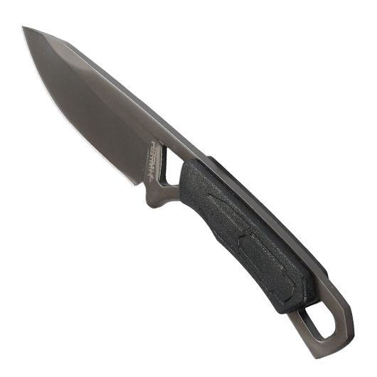 Haller Neck Knife grau/schwarz inkl. Kydexscheide & Kugelkette Bild 5