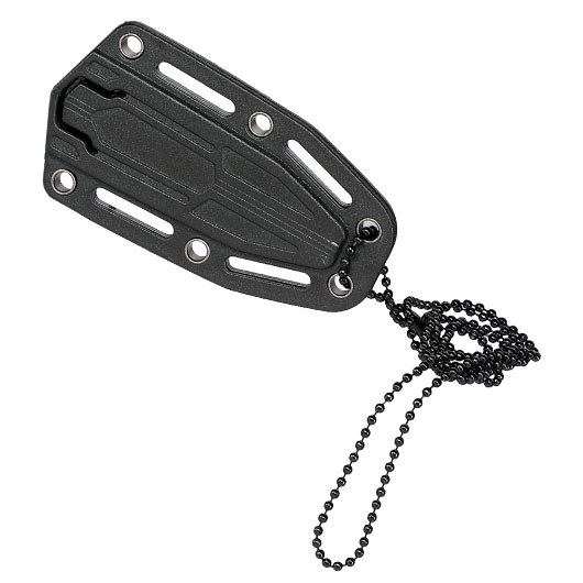 Haller Neck Knife grau/schwarz inkl. Kydexscheide & Kugelkette Bild 6