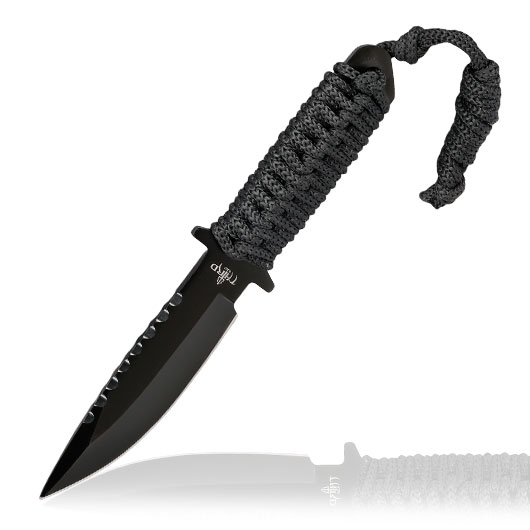 Third Outdoormesser H0601 schwarz inkl. Nylonscheide