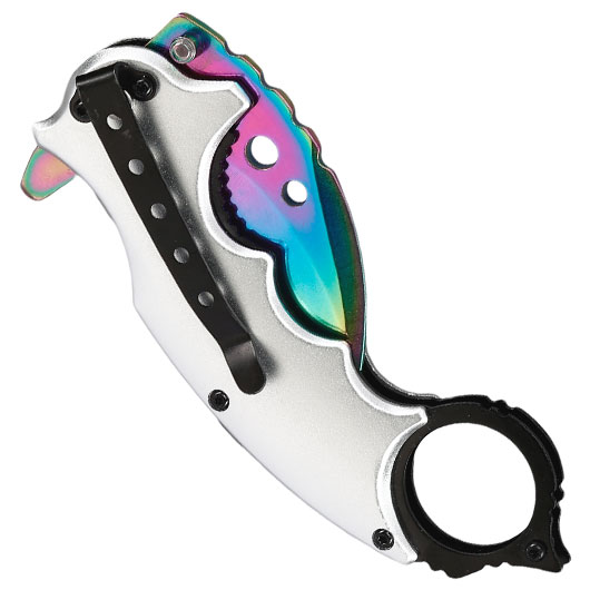 Anglo Arms Einhandmesser Karambit Rainbow Dragon inkl. Grtelclip Bild 5