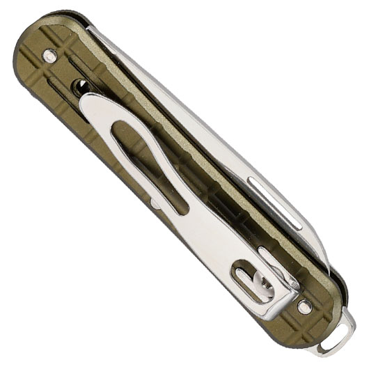 Fox Knives Taschenmesser Vulpis 130 Grenade oliv inkl. Grtelclip Bild 5