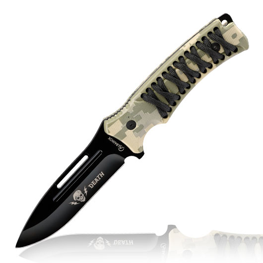 Outdoormesser Sports mit Griffwicklung AT-Digital inkl. Nylonscheide