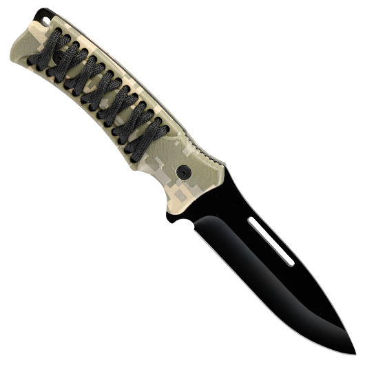 Outdoormesser Sports mit Griffwicklung AT-Digital inkl. Nylonscheide Bild 1