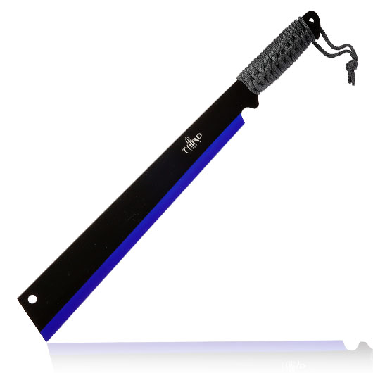 Machete schwarz/blau inkl. Grtelscheide & Rckentragegurt