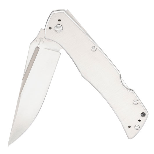 Bker Plus Taschenmesser MEK Nitro-V mit Back Lock / Grtelclip silber Bild 3