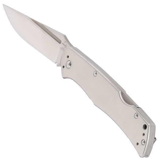 Bker Plus Taschenmesser MEK Nitro-V mit Back Lock / Grtelclip silber Bild 6