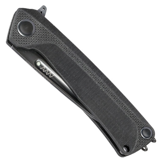 ANV Knives 2in1 Taschenmesser / Einhandmesser Z200 Plus DLC Sleipner Stahl G10 schwarz inkl. Grtelclip Bild 4