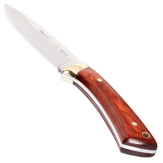 Muela Outdoormesser Colibri Pakkaholz inkl. Lederscheide Bild 2