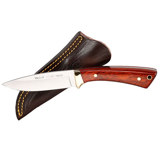 Muela Outdoormesser Colibri Pakkaholz inkl. Lederscheide Bild 3