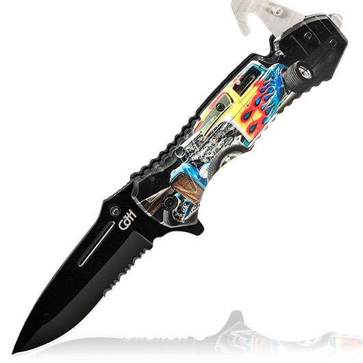 CJH Rettungsmesser Hot Rod Einhandmesser