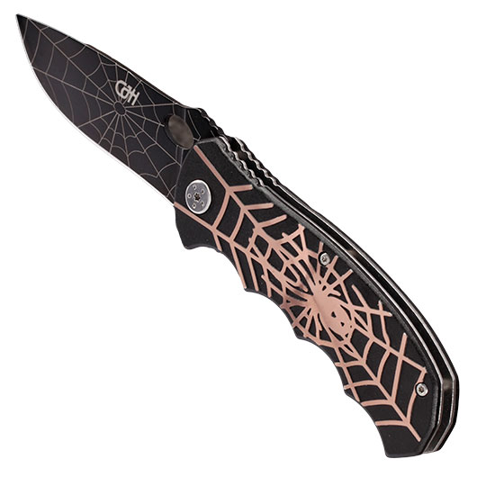CJH Attraktives  Einhandmesser im Spinnendesign Bild 5