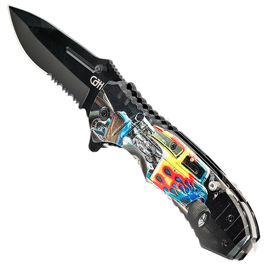CJH Rettungsmesser HOT ROD Einhandmesser Bild 5