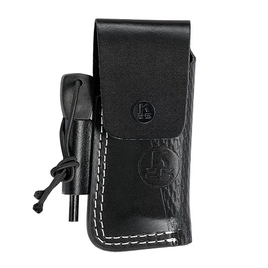 K25 Army K47 Klappmesser mit Feuerstarter und Lederscheide Bild 7