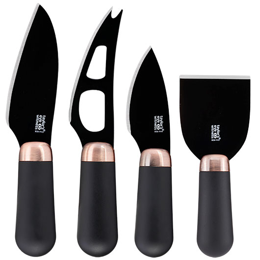 Taylor�s Eye Witness K�semesser-Set Brooklyn Copper 4-tlg. schwarz-kupfer