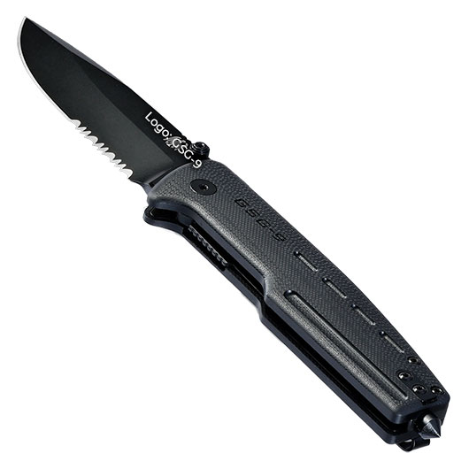 GSG-9 Klappmesser EM1 mit Wellenschliff Bild 6