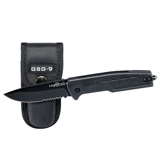 GSG-9 Klappmesser EM1 mit Wellenschliff Bild 7