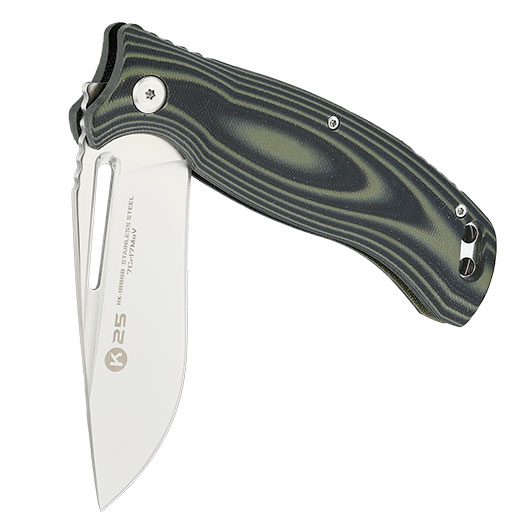 K25 Tokisu Einhandmesser oliv-schwarz mit G�rteletui Bild 2