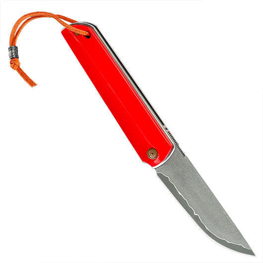 Albainox Red Acryl Einhandmesser mit Klinge aus drei Schichten Sandwich Konstruktion Bild 3