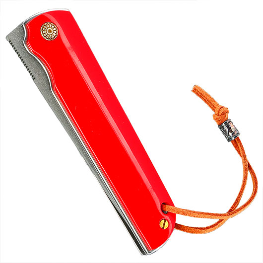 Albainox Red Acryl Einhandmesser mit Klinge aus drei Schichten Sandwich Konstruktion Bild 5