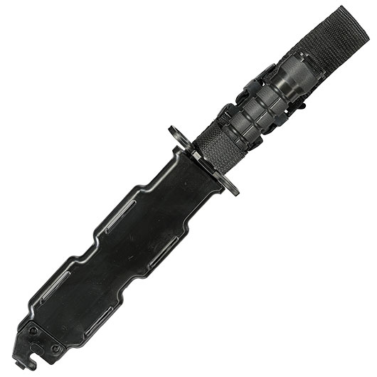 Snow Wolf US M9 Deko Gummi Bajonett f. M4 / M16 Gewehre inkl. Scheide schwarz Bild 3
