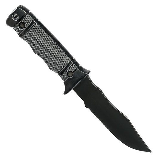Snow Wolf M37 Style Deko Gummi Messer inkl. G�rtelscheide schwarz Bild 1