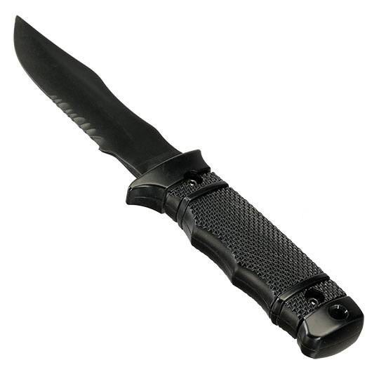 Snow Wolf M37 Style Deko Gummi Messer inkl. G�rtelscheide schwarz Bild 5