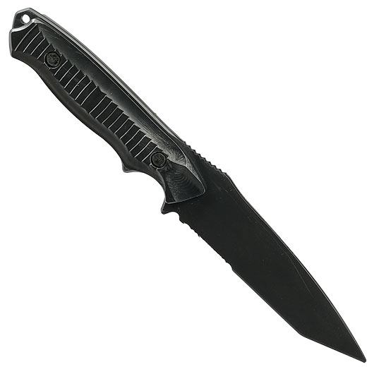 Snow Wolf BC141 Style Deko Gummi Messer inkl. Scheide schwarz Bild 1