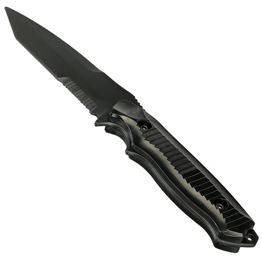 Snow Wolf BC141 Style Deko Gummi Messer inkl. Scheide schwarz Bild 5