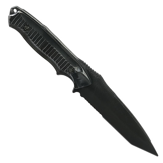 Snow Wolf BC141 Style Deko Gummi Messer inkl. G�rtelscheide schwarz Bild 1