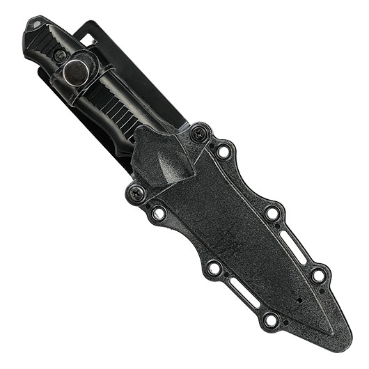 Snow Wolf BC141 Style Deko Gummi Messer inkl. G�rtelscheide schwarz Bild 3