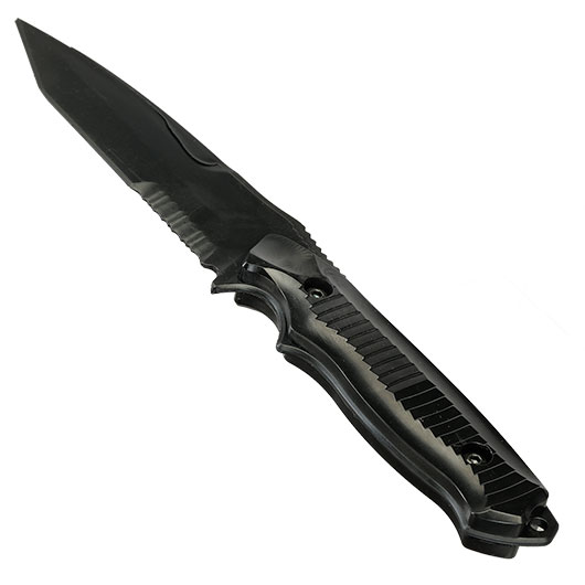 Snow Wolf BC141 Style Deko Gummi Messer inkl. G�rtelscheide schwarz Bild 5