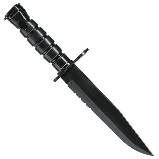 Snow Wolf US M10 Deko Gummi Bajonett f. M4 / M16 Gewehre inkl. Scheide schwarz Bild 1
