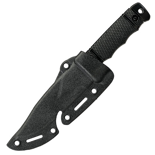 Snow Wolf M37 Style Deko Gummi Messer inkl. Scheide schwarz Bild 3