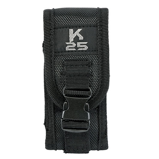 K25 Bushcraft Messer mit Glatter Klinge und Daumenkerbe Bild 9