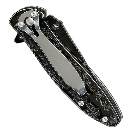 Albainox - Rainblack Einhandmesser-unverwechselbares Alltags-Taschenmesser Bild 4
