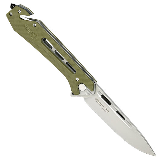 K25 Tactical XL Klappmesser mit Nylonetui oliv Bild 2