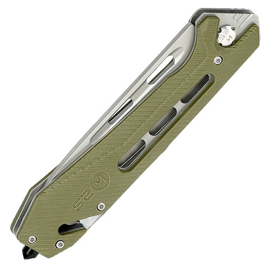 K25 Tactical XL Klappmesser mit Nylonetui oliv Bild 5