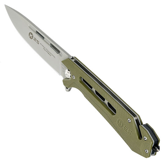 K25 Tactical XL Klappmesser mit Nylonetui oliv Bild 6