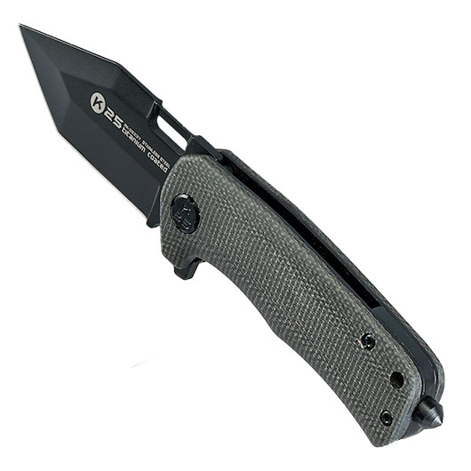 K25 Taktisches Einhandmesser Mikarta schwarz Bild 4