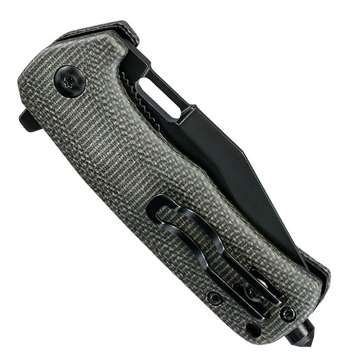 K25 Taktisches Einhandmesser Mikarta schwarz Bild 6