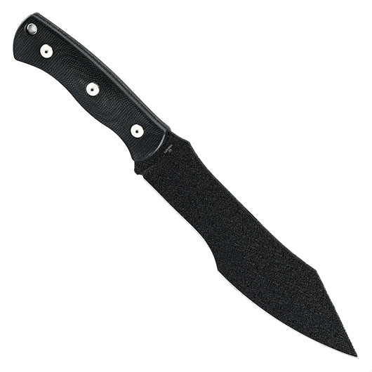 Herbertz Bushcraft- und Survivalmesser D2 schwarz micarta Bild 1