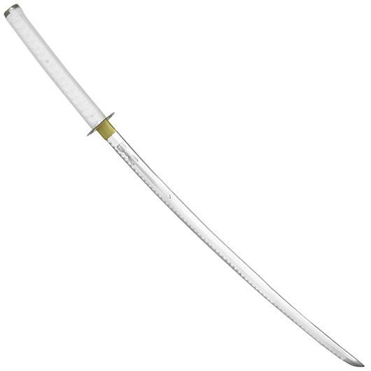 Schwert Katana, weiss, mit Aufbewahrungsbox Bild 2